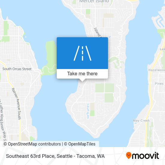 Mapa de Southeast 63rd Place