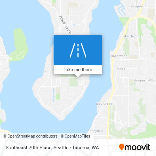 Mapa de Southeast 70th Place