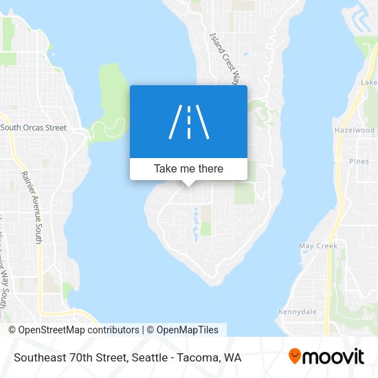 Mapa de Southeast 70th Street