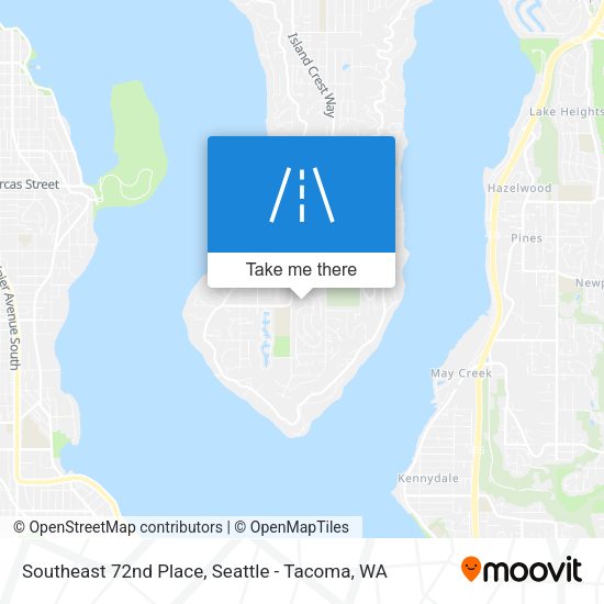 Mapa de Southeast 72nd Place
