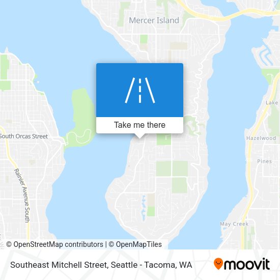 Southeast Mitchell Street map