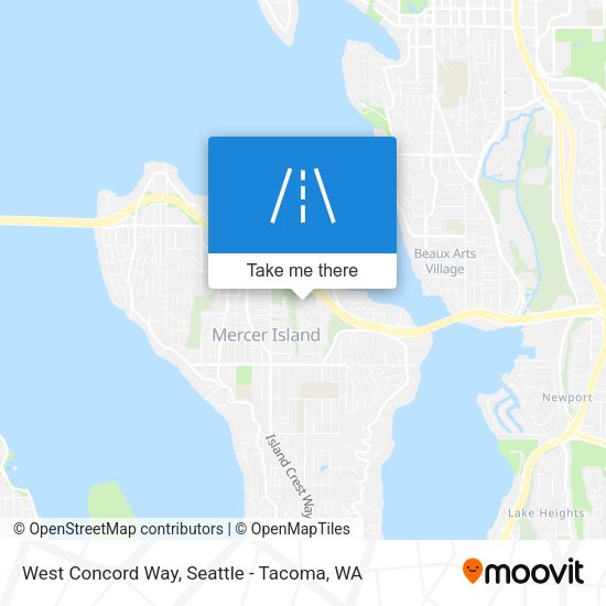 West Concord Way map