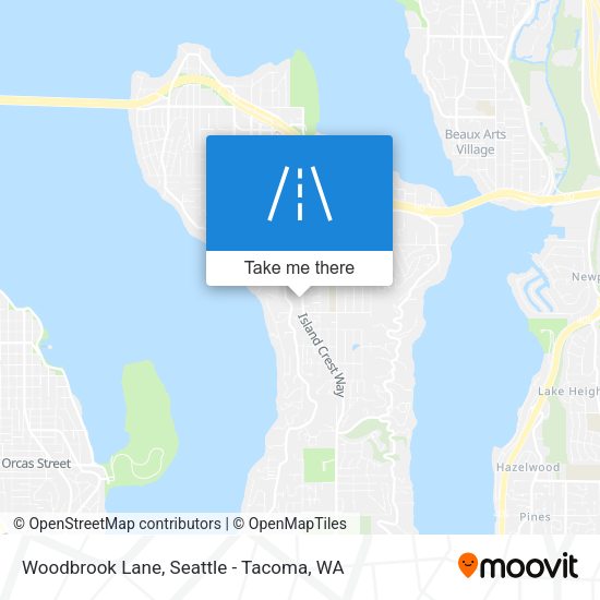 Woodbrook Lane map