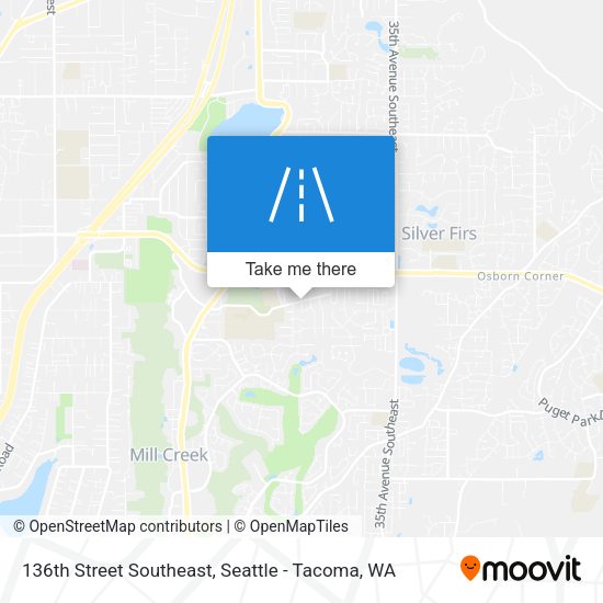 136th Street Southeast map