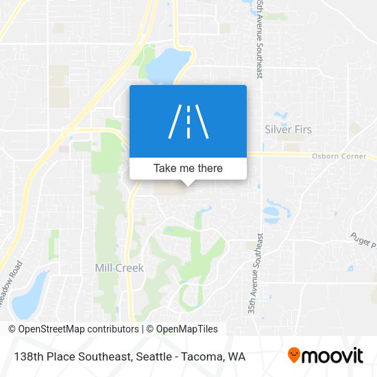 Mapa de 138th Place Southeast