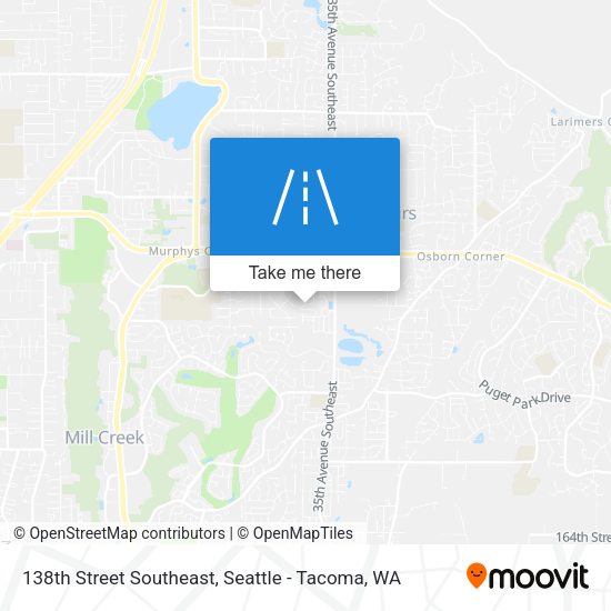 138th Street Southeast map