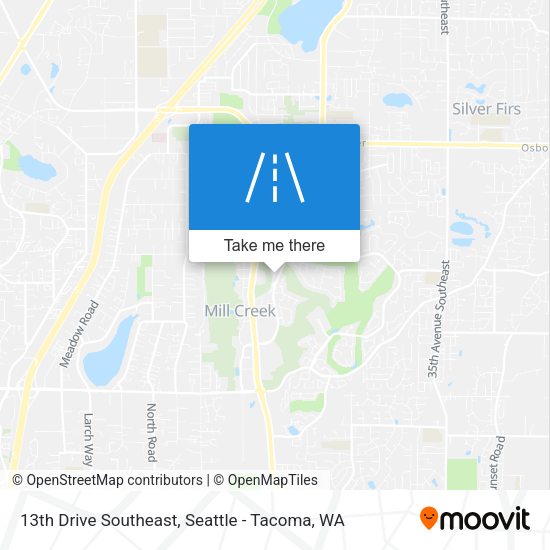 13th Drive Southeast map