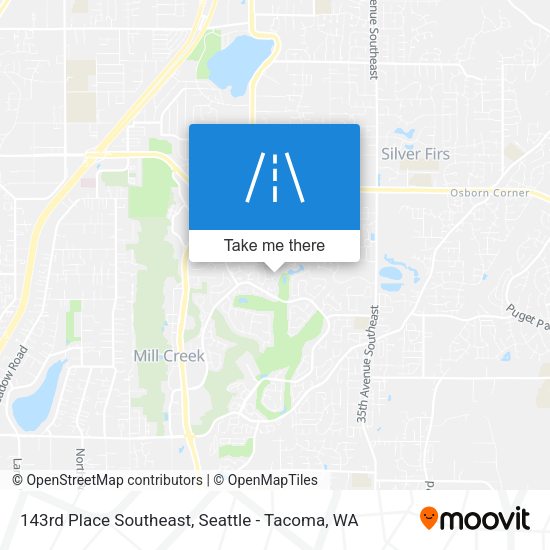 Mapa de 143rd Place Southeast