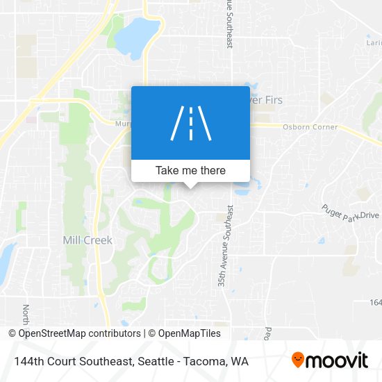 Mapa de 144th Court Southeast