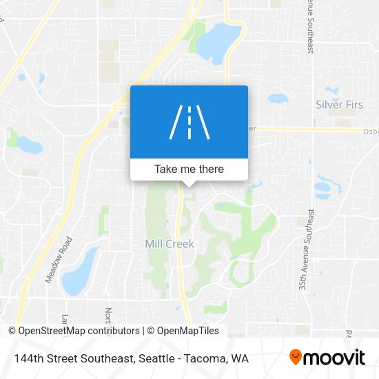 144th Street Southeast map