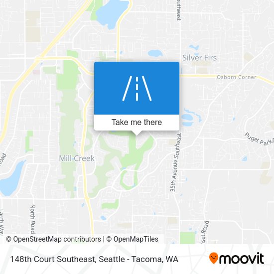 Mapa de 148th Court Southeast