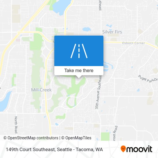 Mapa de 149th Court Southeast