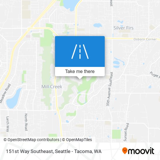 151st Way Southeast map