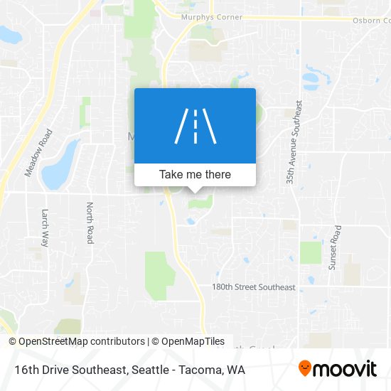 16th Drive Southeast map