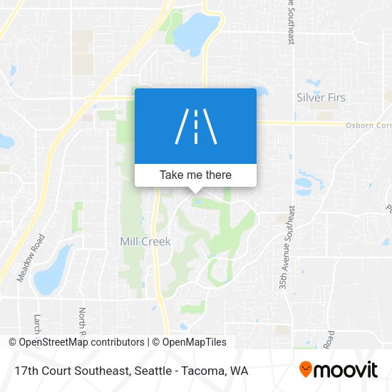 Mapa de 17th Court Southeast