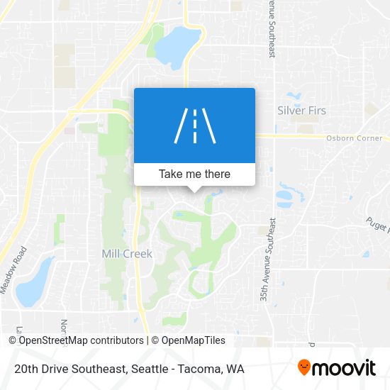 20th Drive Southeast map