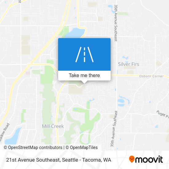 Mapa de 21st Avenue Southeast