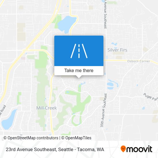 23rd Avenue Southeast map
