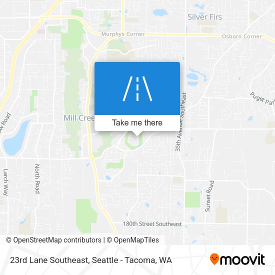 Mapa de 23rd Lane Southeast