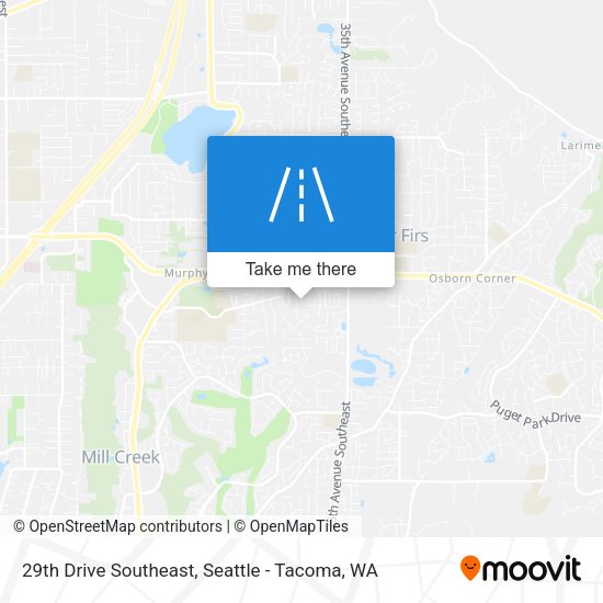 Mapa de 29th Drive Southeast