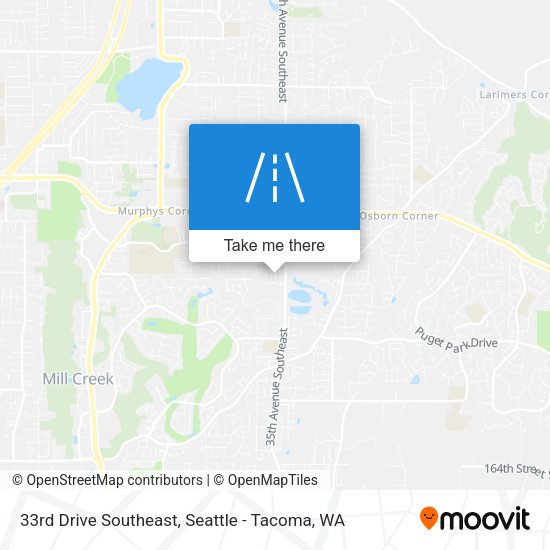 33rd Drive Southeast map
