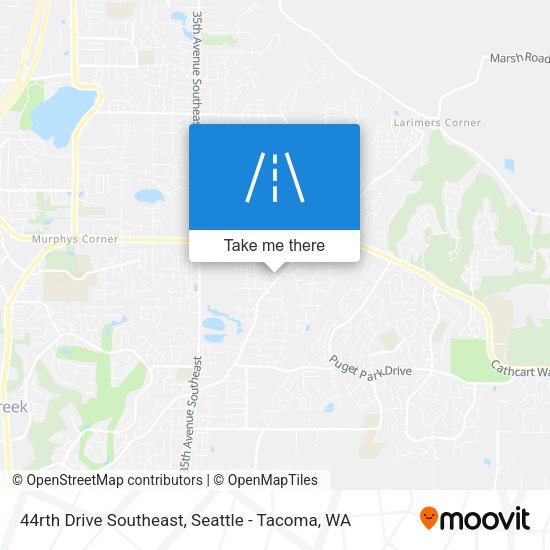 44rth Drive Southeast map