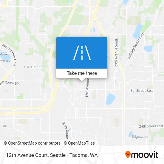 12th Avenue Court map