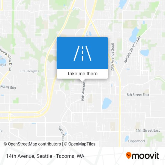 14th Avenue map