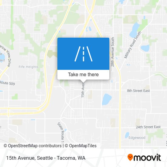 15th Avenue map