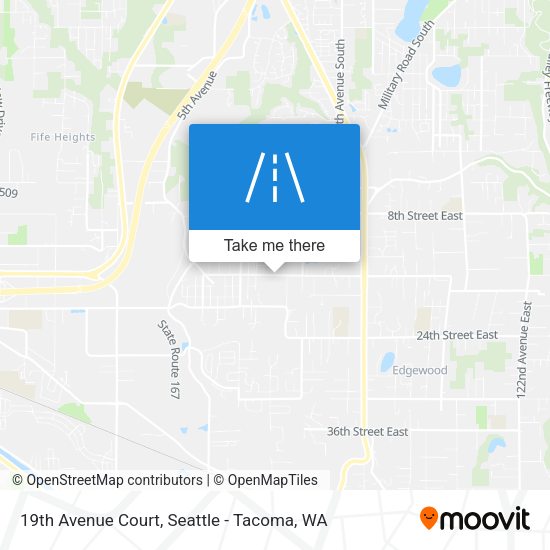 19th Avenue Court map