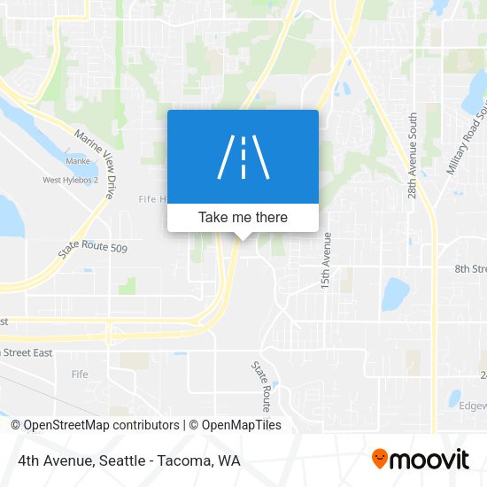 Mapa de 4th Avenue