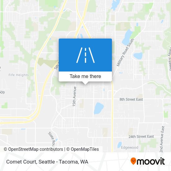 Comet Court map