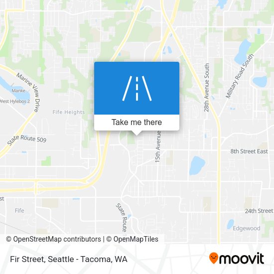 Fir Street map
