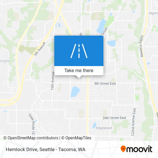 Hemlock Drive map