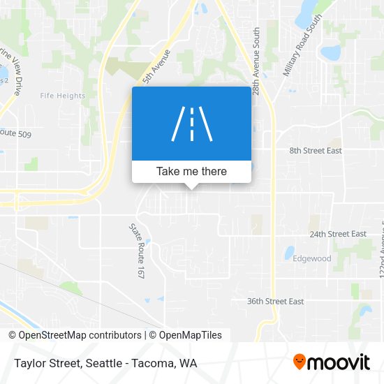 Taylor Street map
