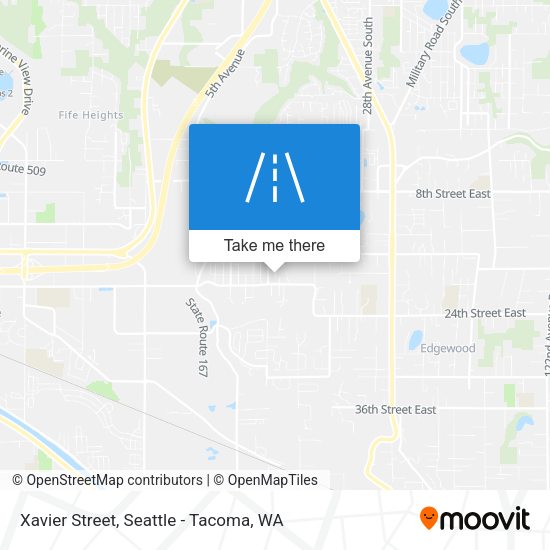 Xavier Street map