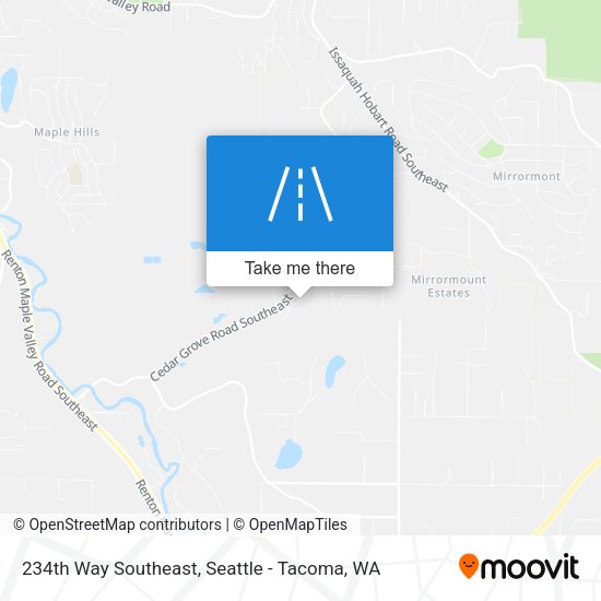 Mapa de 234th Way Southeast