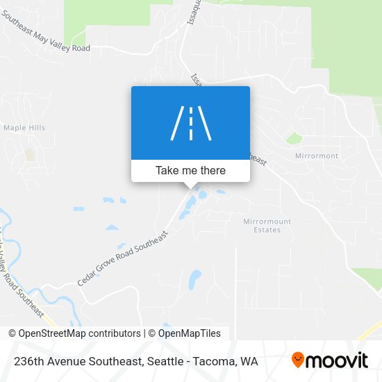 236th Avenue Southeast map