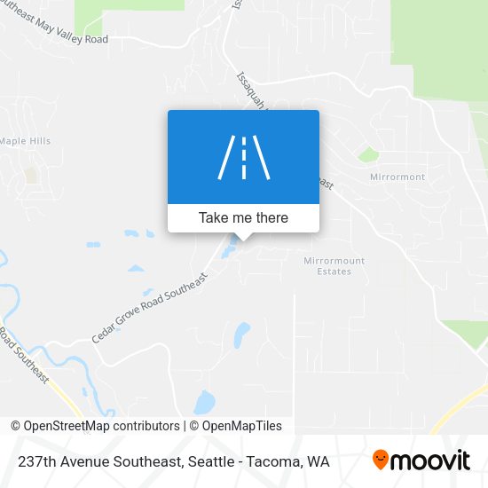 237th Avenue Southeast map