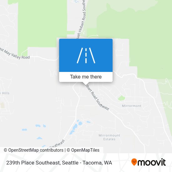Mapa de 239th Place Southeast
