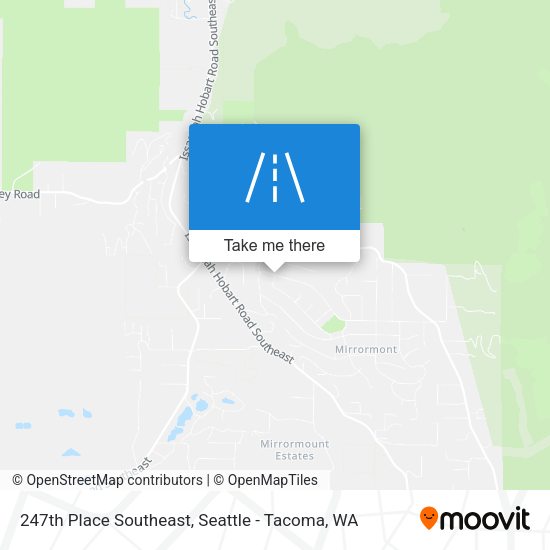 247th Place Southeast map