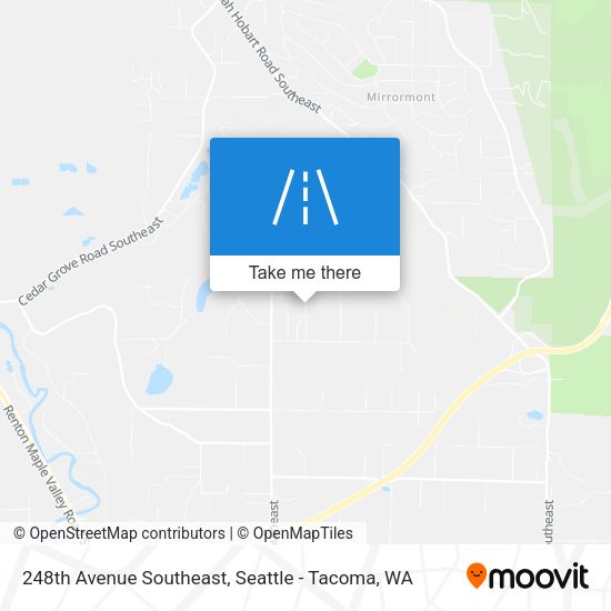248th Avenue Southeast map