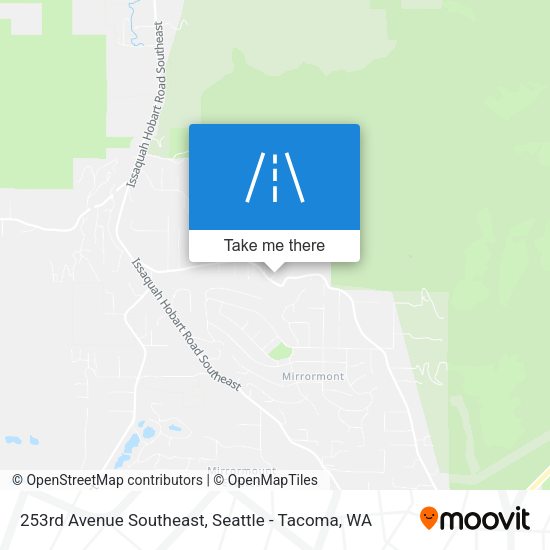 253rd Avenue Southeast map