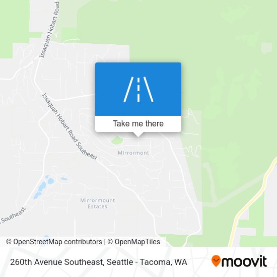 Mapa de 260th Avenue Southeast
