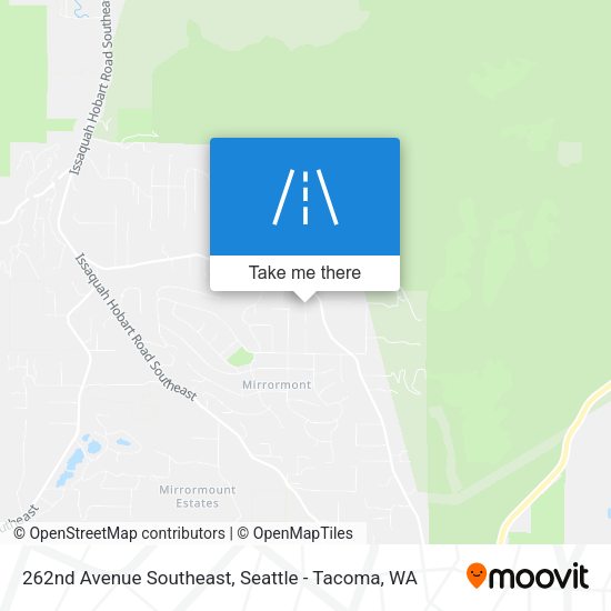 Mapa de 262nd Avenue Southeast