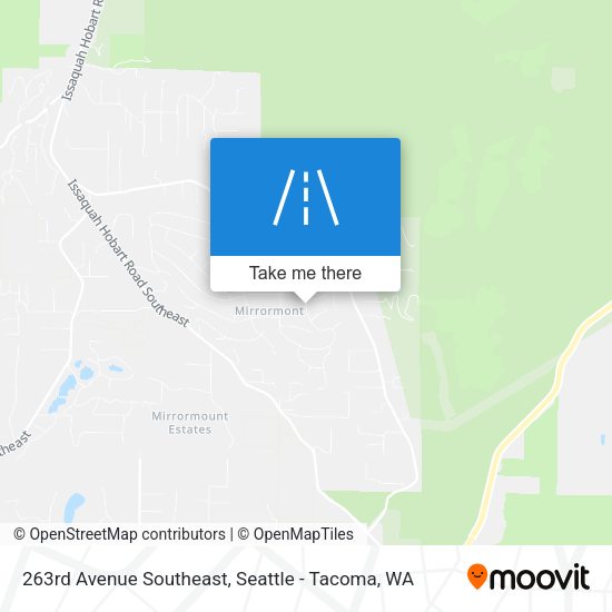 263rd Avenue Southeast map