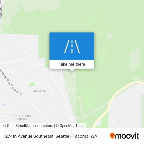 Mapa de 274th Avenue Southeast