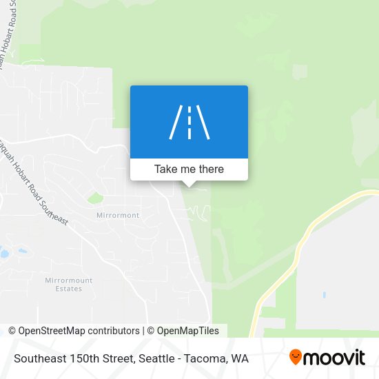 Southeast 150th Street map