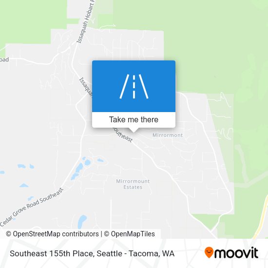 Mapa de Southeast 155th Place