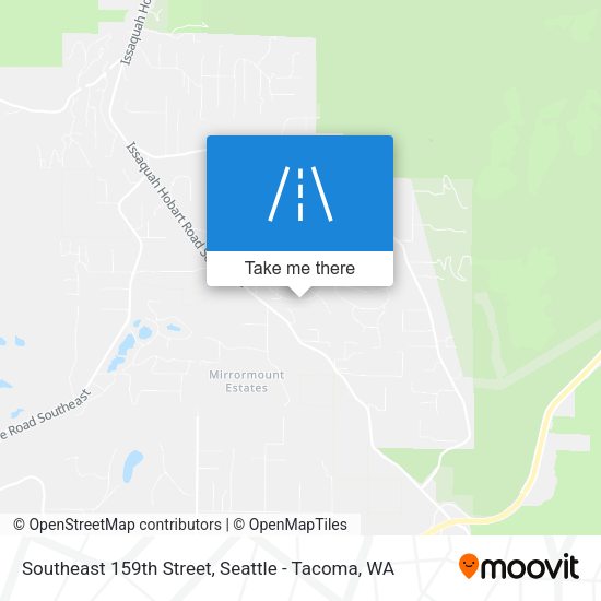 Southeast 159th Street map